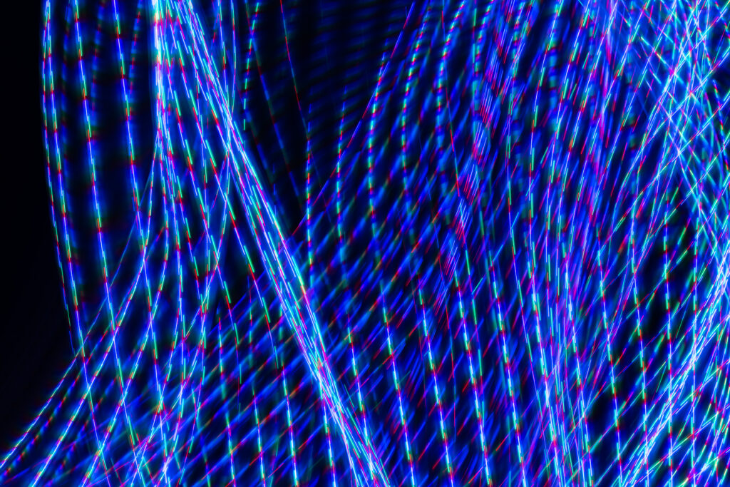 blaue wellen - 20213056, Experimentelle Lichtbildfotografie Daniel Bahrmann