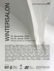 Plakat Wintersalon Kunstverein Meissen 2025